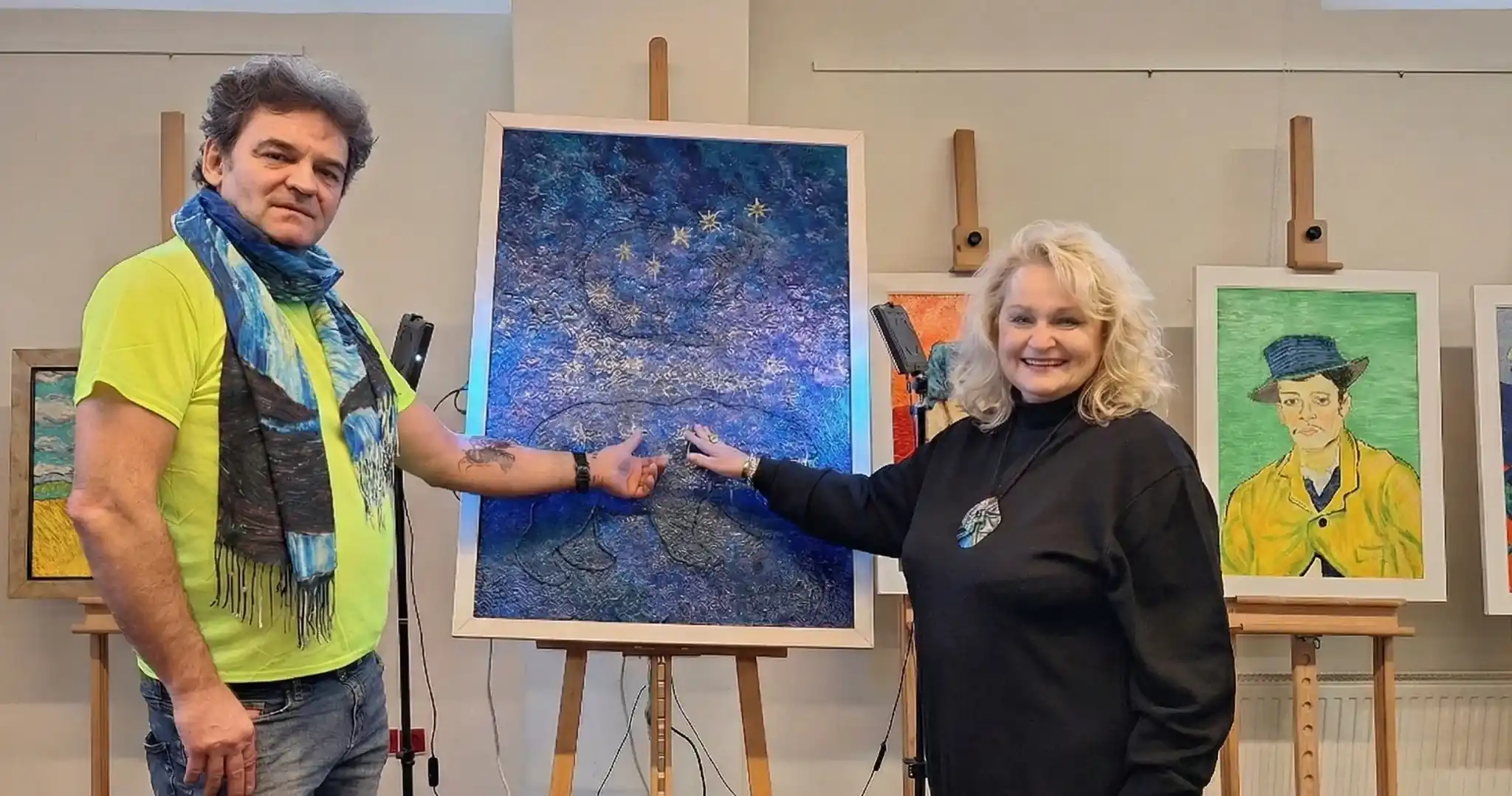 A tactile artwork in a gallery context, designed for safe touch and inclusive multisensory access.
